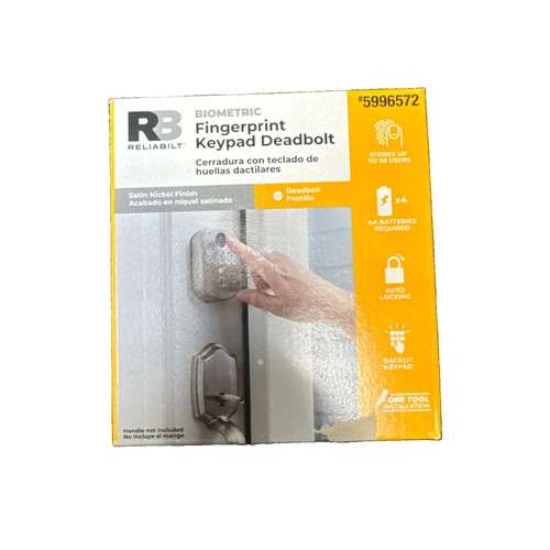 New reliabilt fingerprint - new,